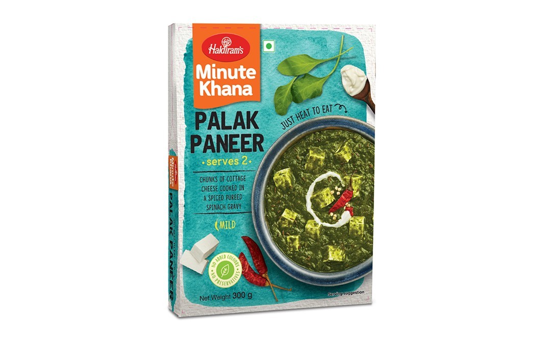Haldiram's Minute Khana Palak Paneer-   Box  300 grams